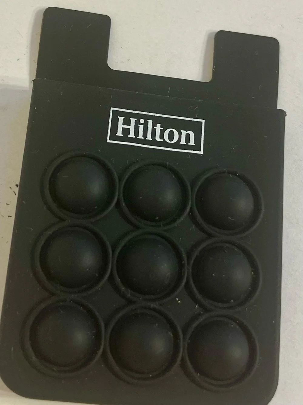 Hilton Hotels Set (NWOT) - Square Coin Pouch and Adhesive Cell Phone Wallet